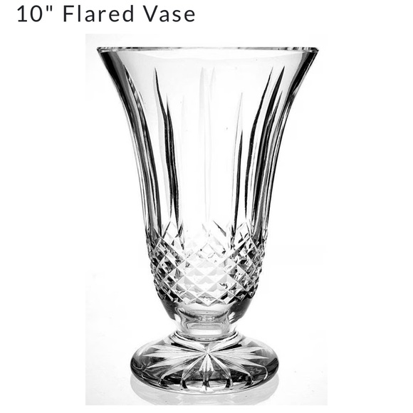 Vintage Iconic Waterford Lismore Crystal Flared Footed Vase. 10” - Picture 6 of 6